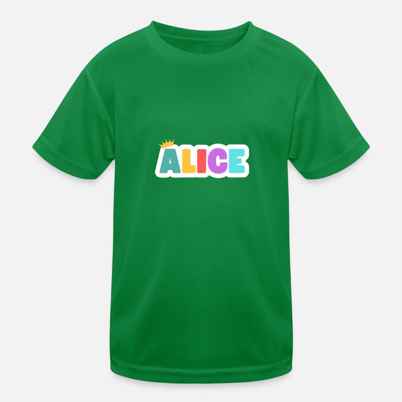 Alice! Customizable Kids Functional T-Shirt