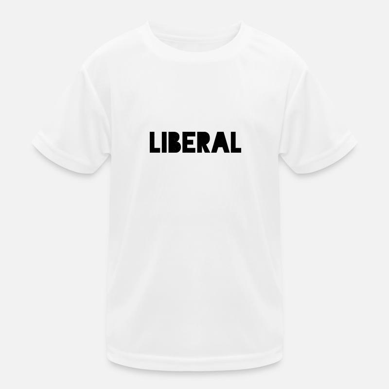 Liberal typography Kids Functional T-Shirt