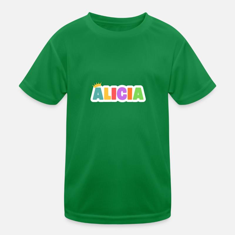 Alicia! Customizable Kids Functional T-Shirt