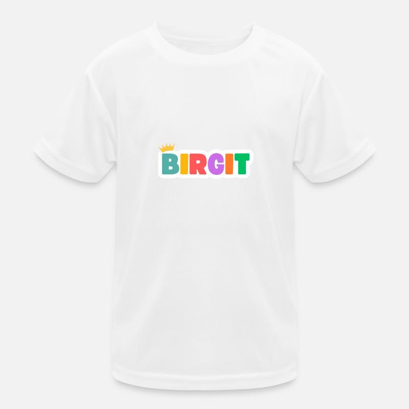 Birgit! Personnalisable T-shirt sport Enfant