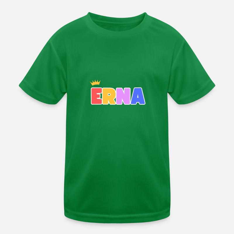 Erna! Customizable Kids Functional T-Shirt