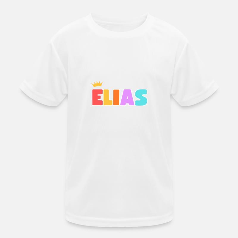 Elias! Personnalisable T-shirt sport Enfant