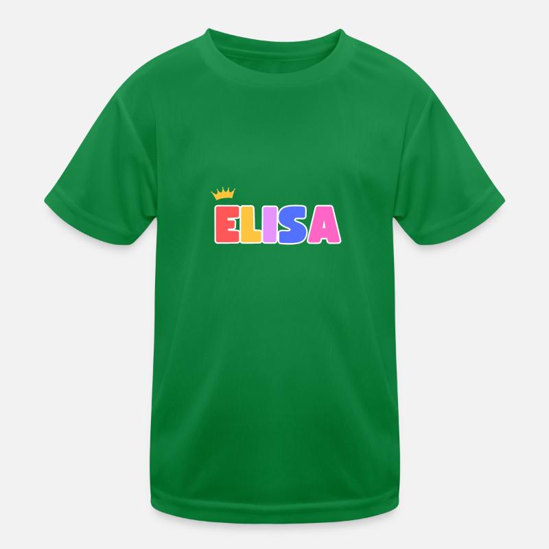 ELISA! Personalizzabile Maglietta sportiva per bambini