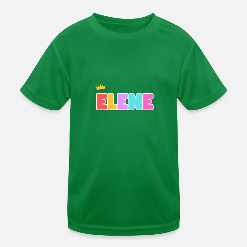 Elene! Customizable Kids Functional T-Shirt