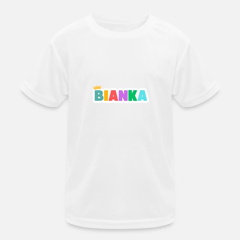 Bianka! Customizable Kids Functional T-Shirt