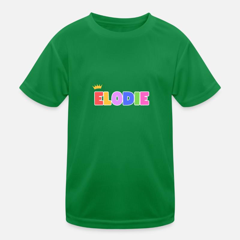 Elodie! Personalisierbar Kinder Funktions-T-Shirt