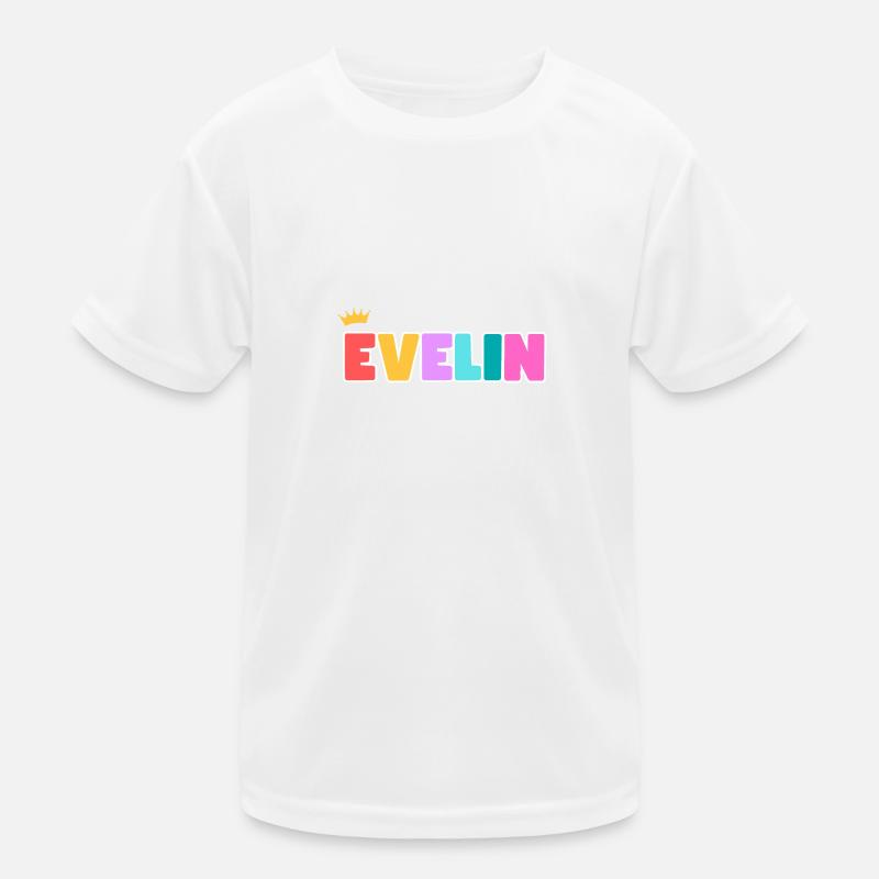 Evelin! Personnalisable T-shirt sport Enfant