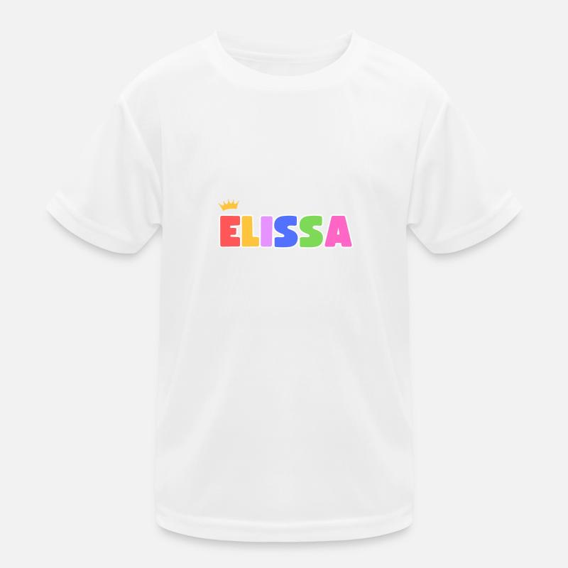Elissa! Personnalisable T-shirt sport Enfant