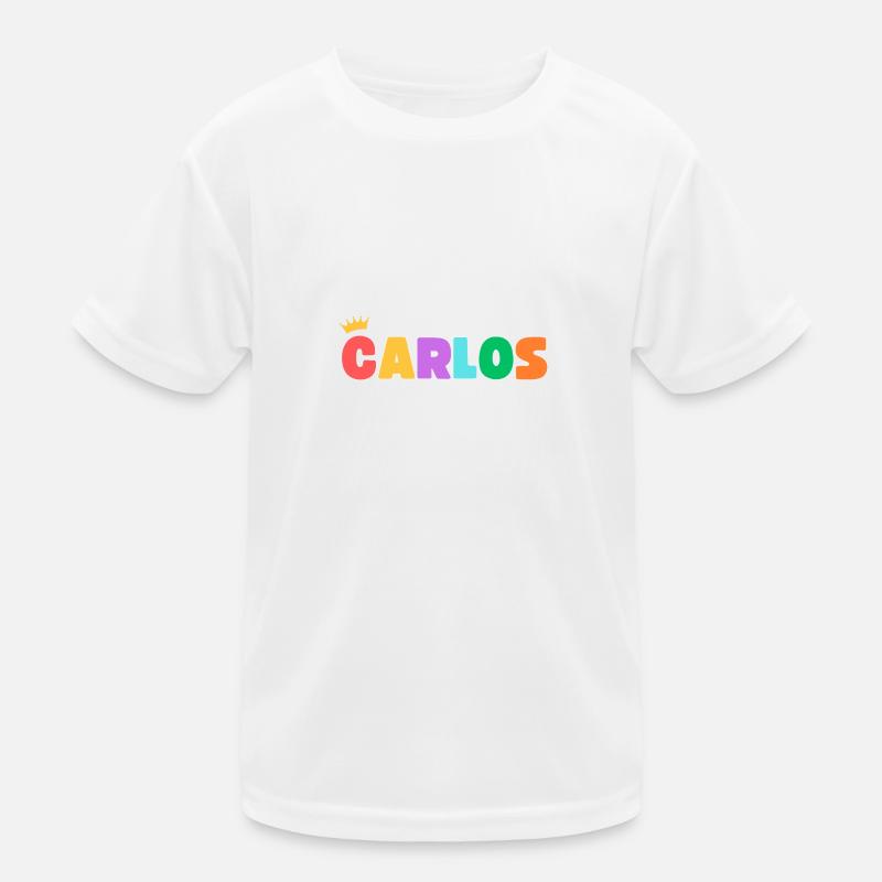 Carlos! Customizable Kids Functional T-Shirt