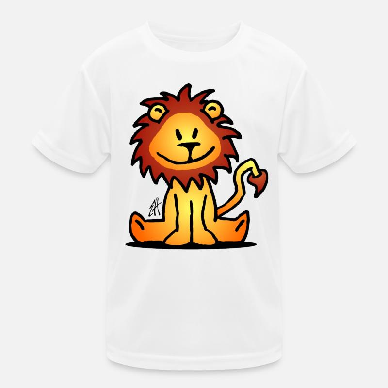 Löwe Kinder Funktions-T-Shirt
