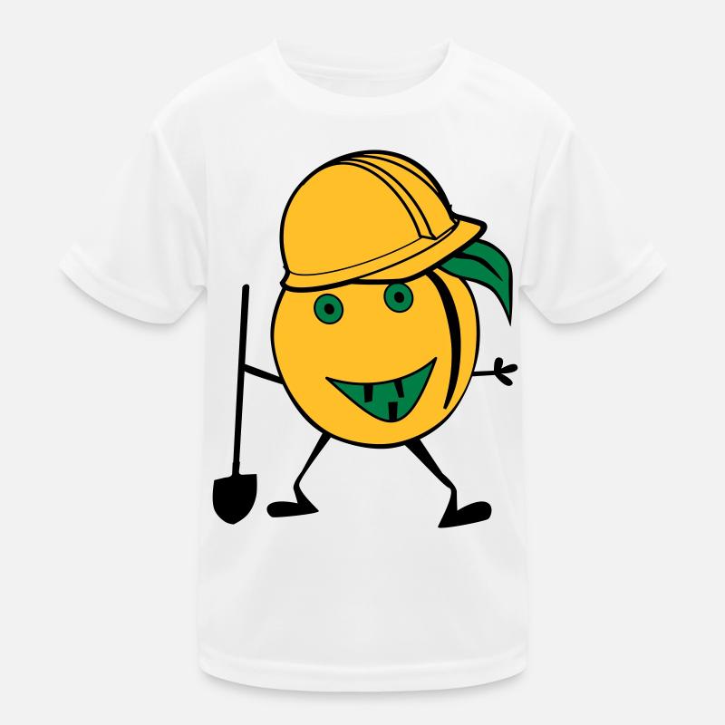 travailleur de la construction d'orange T-shirt sport Enfant