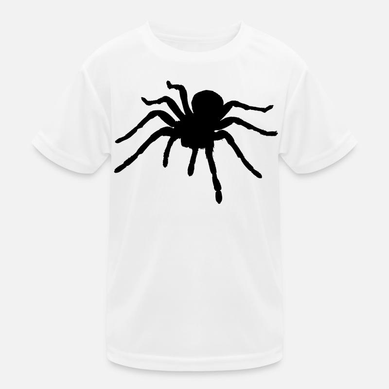 Spider - Araignée - Ragno - Araña - Kids Functional T-Shirt - white
