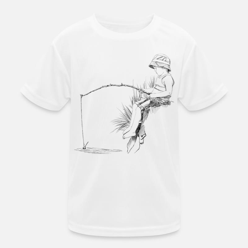 Angler Kinder Funktions-T-Shirt
