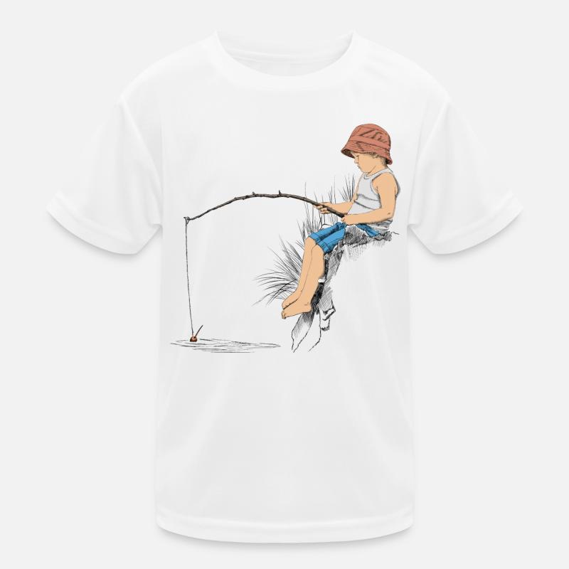 Angler Kinder Funktions-T-Shirt