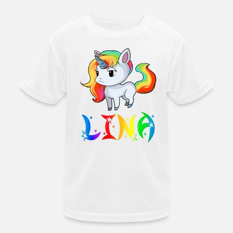 Lina unicorn Kids Functional T-Shirt