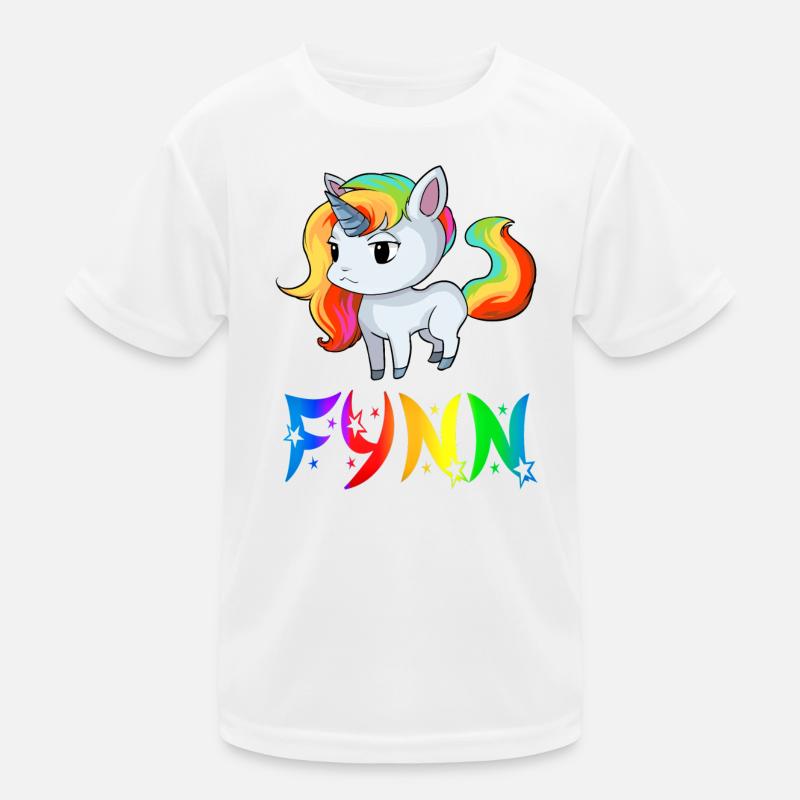 Fynn Unicorn Kids Functional T-Shirt