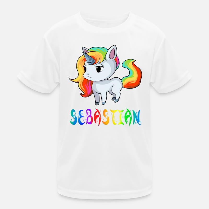Unicorn Sebastian Kids Functional T-Shirt