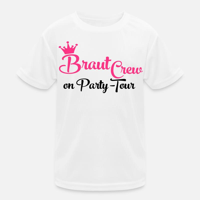 Team Bride Kinder Funktions-T-Shirt