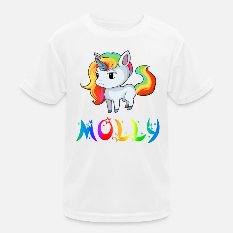 Unicorn Molly Kids Functional T-Shirt