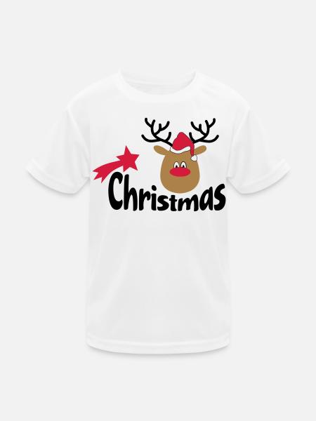 Christmas - Kids Functional T-Shirt - white - Front