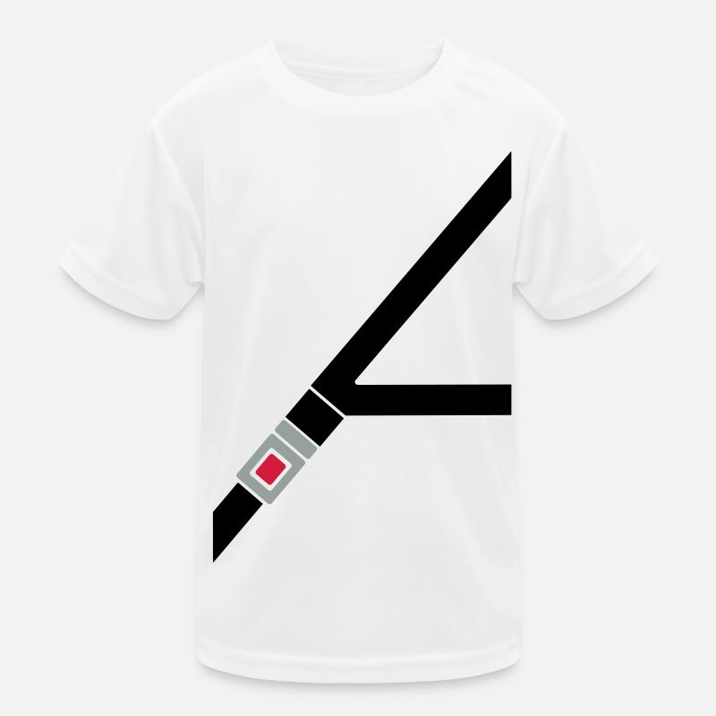 Sicherheitsgurt Kinder Funktions-T-Shirt
