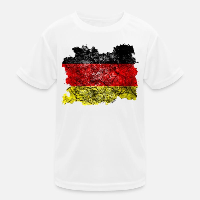 Allemagne Drapeau Vintage T-shirt sport Enfant