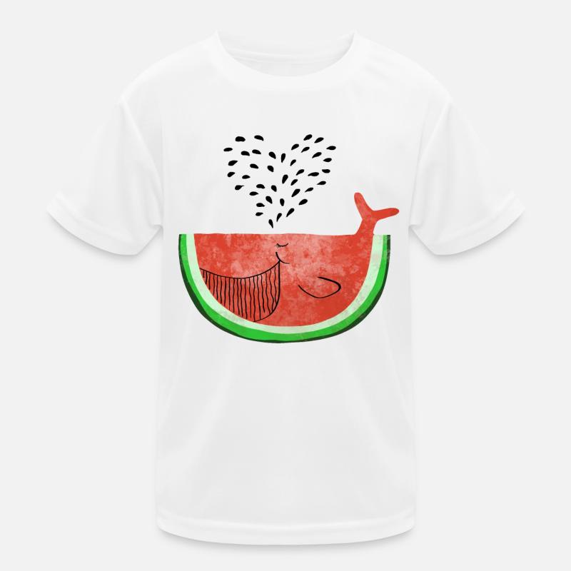 Pastèque Wal - melon Walvis - Fruit -Love T-shirt sport Enfant
