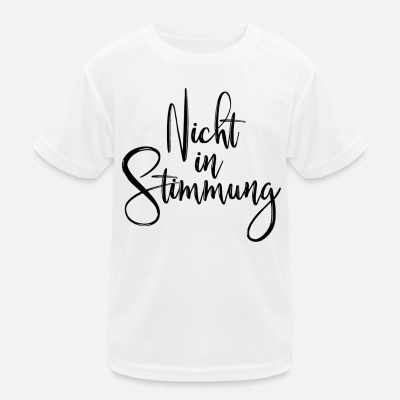 Nicht in Stimmung  Kinder Funktions-T-Shirt