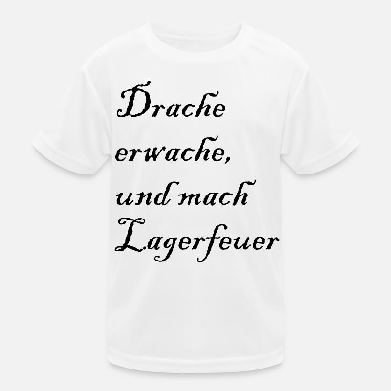 Drache erwache Kinder Funktions-T-Shirt