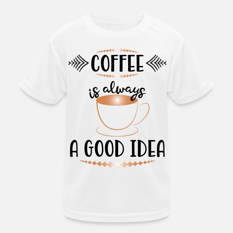 Art Deco Copper Coffee Mug Kids Functional T-Shirt