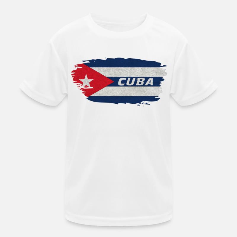 Cuba Drapeau / Caraïbe Cadeau T-shirt sport Enfant