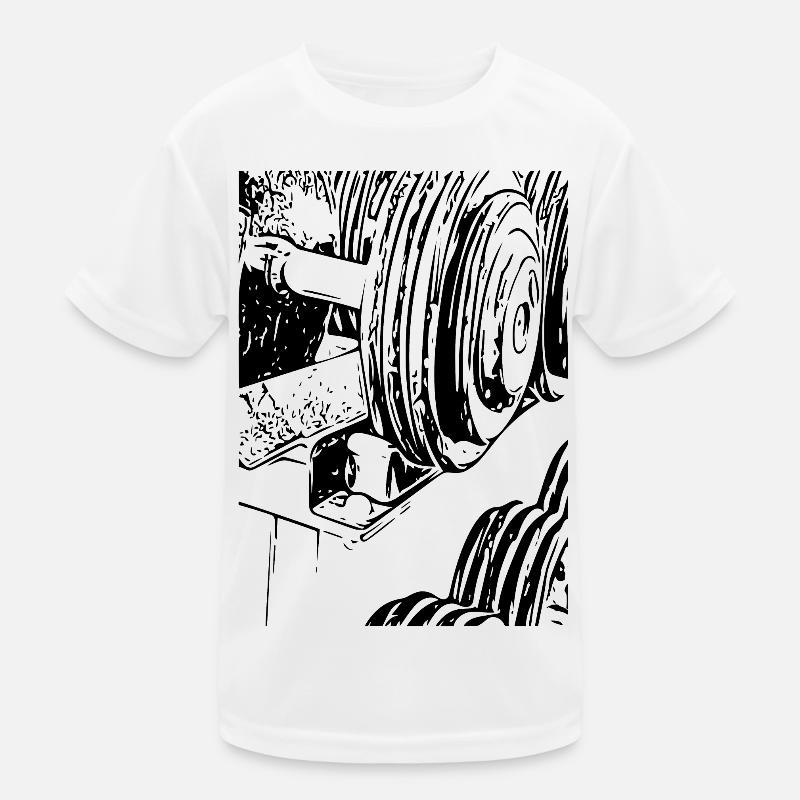 dumbbell Kids Functional T-Shirt