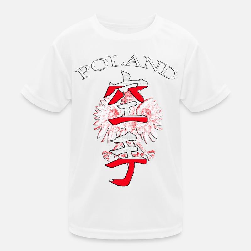 Poland Eagle Symbol Cultural Statement Design Kinder Funktions-T-Shirt