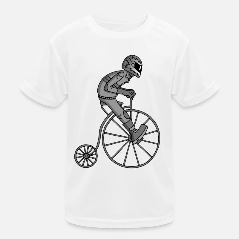 Retro Biker Kinder Funktions-T-Shirt
