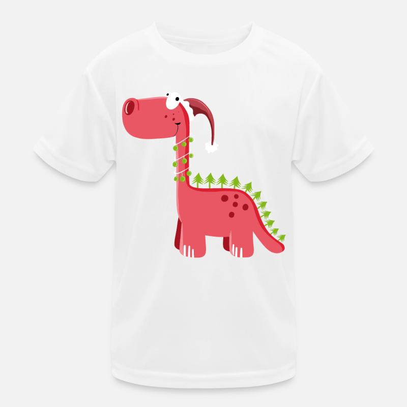 Le doux Noël Dino - Noël - Cadeau T-shirt sport Enfant