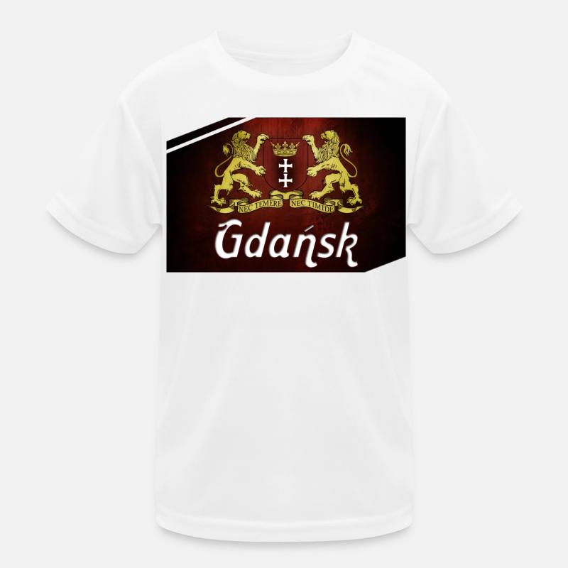Danzig - Polen Kinder Funktions-T-Shirt