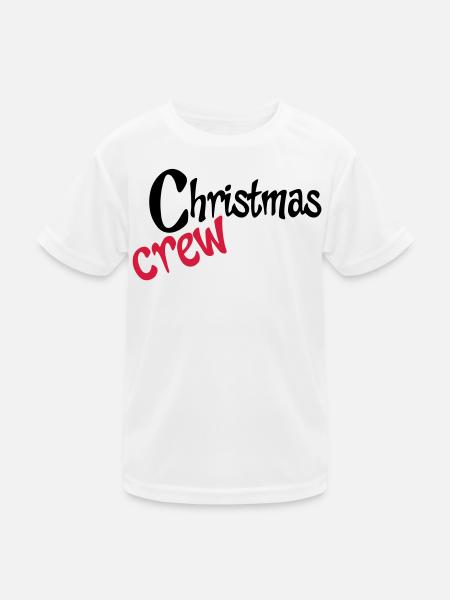 weihnachten - Kinder Funktions-T-Shirt - Weiß - Vorne