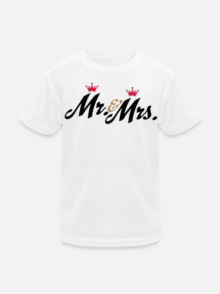 wedding - Kids Functional T-Shirt - white - Front