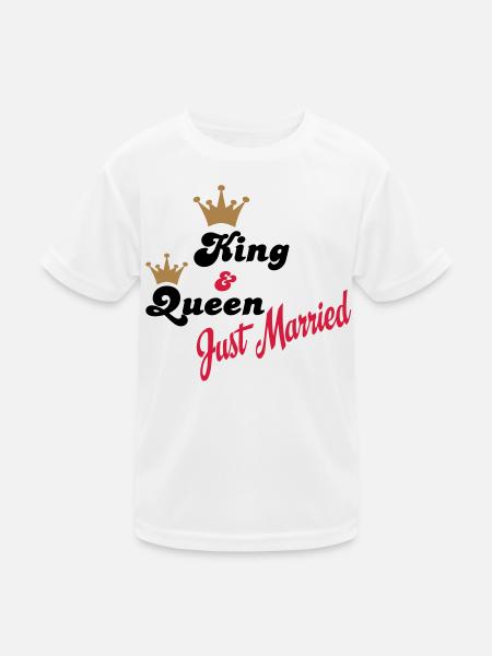 wedding - Kids Functional T-Shirt - white - Front