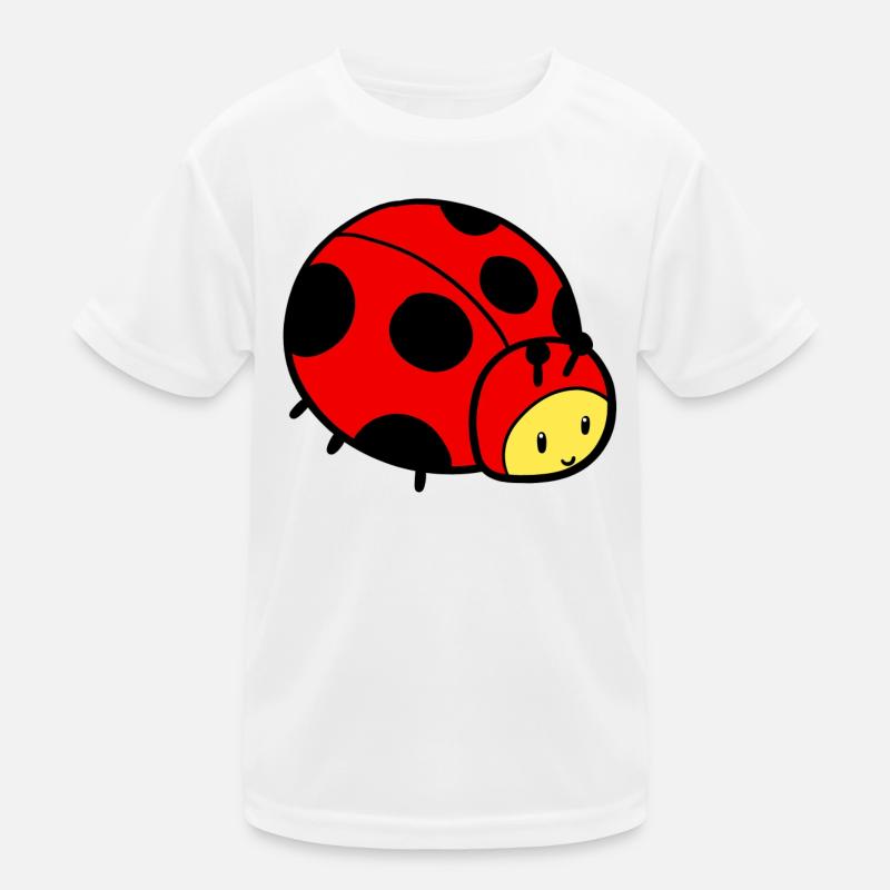 Junger Marienkäfer Kinder Funktions-T-Shirt