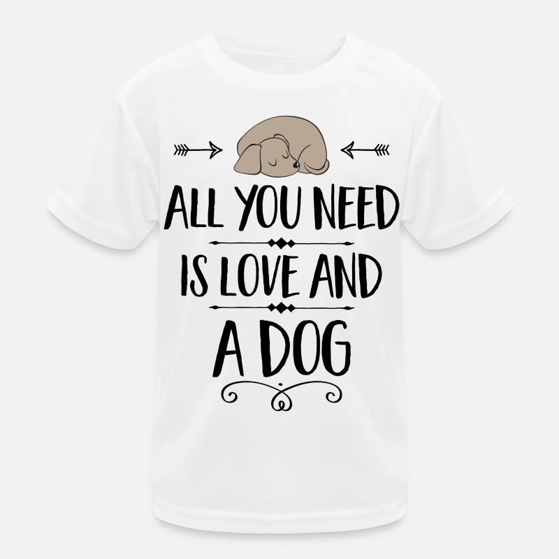 Chien T-shirt sport Enfant