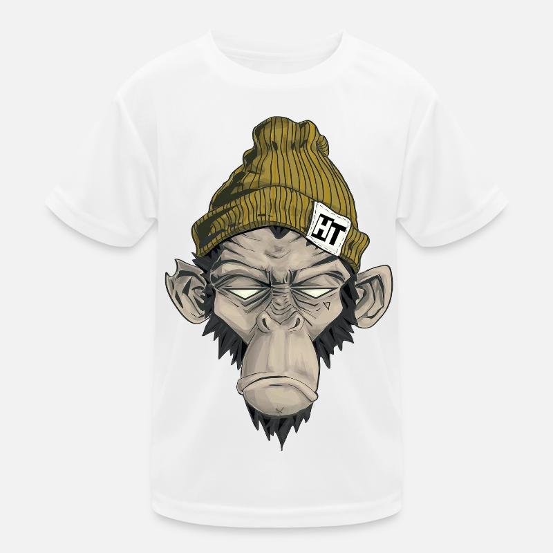 Rap Monkey Kinder Funktions-T-Shirt