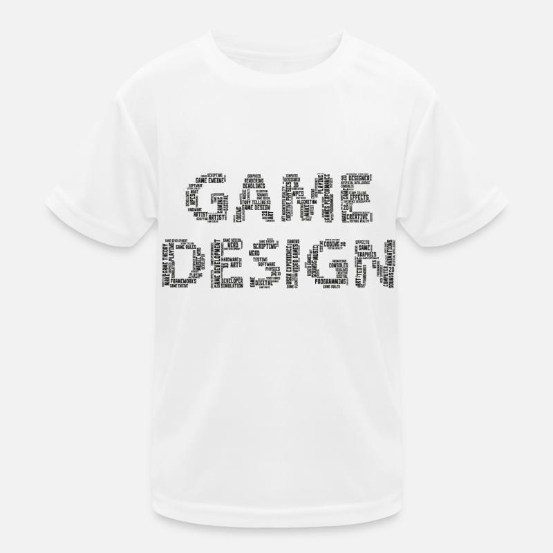 Conception du jeu T-shirt sport Enfant