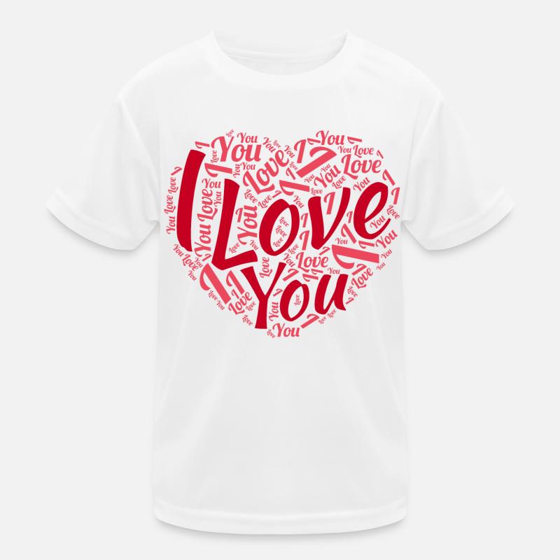Valentinstag Kinder Funktions-T-Shirt