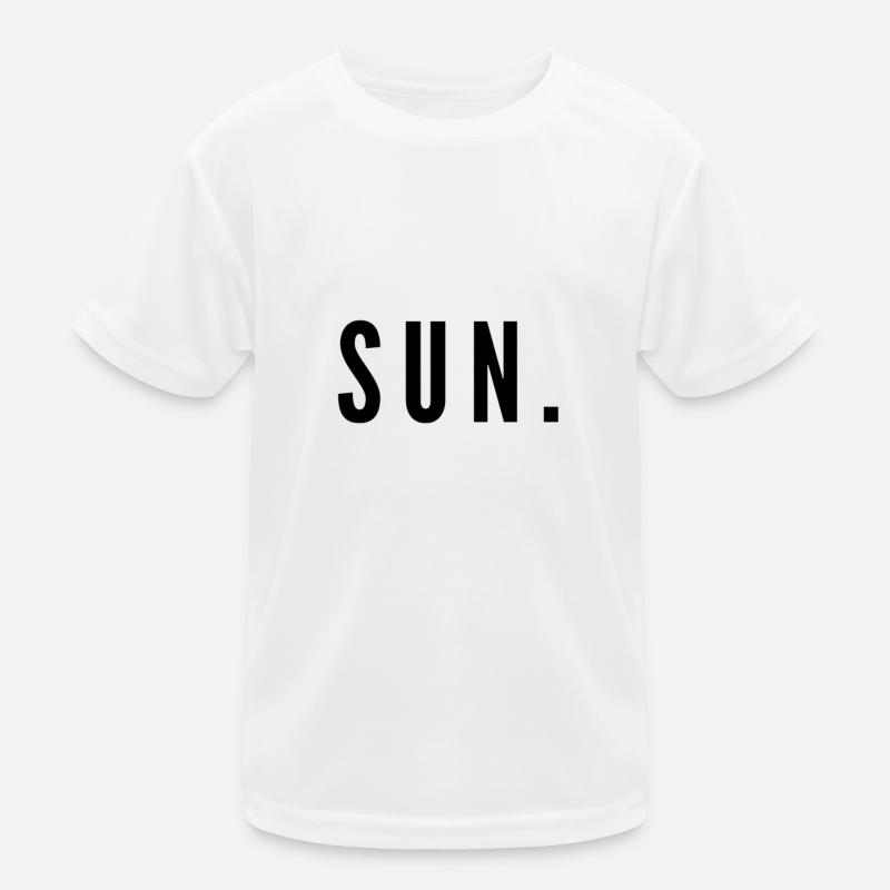 Un SOLEIL minimal. Design – Dimanche du dimanche T-shirt sport Enfant