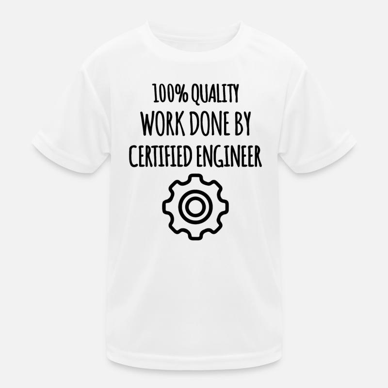 Engineer and Quality Kids Functional T-Shirt