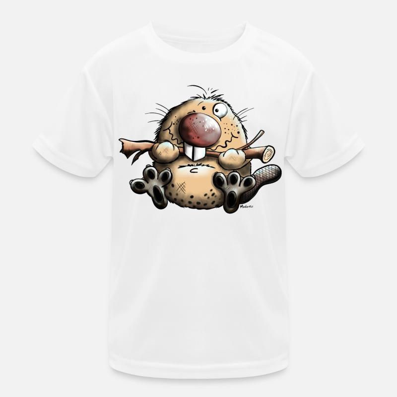 Drôle Castor T-shirt sport Enfant