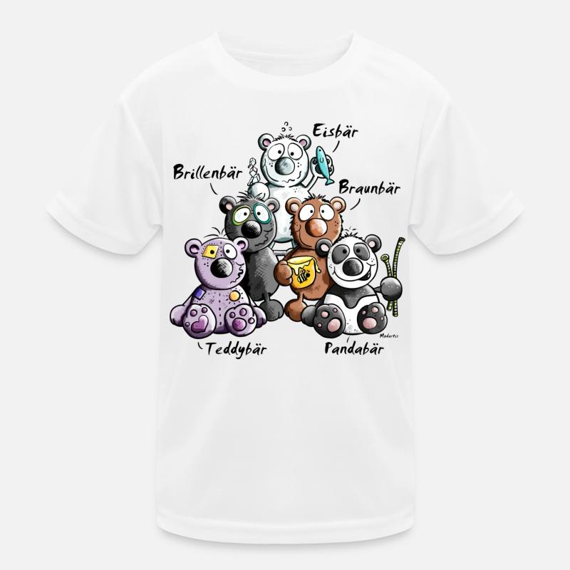 Bären Pyramide Kinder Funktions-T-Shirt
