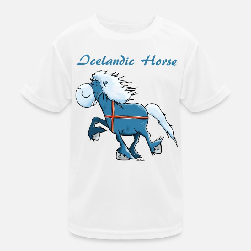 Pfiffiger Isländer Kinder Funktions-T-Shirt