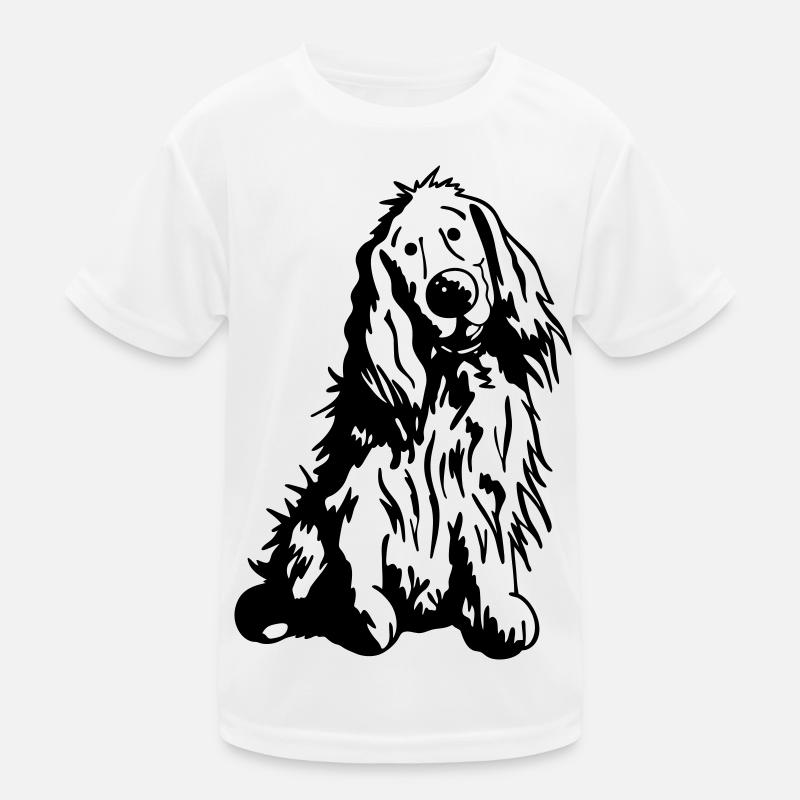 Verträumter Cocker Spaniel Kinder Funktions-T-Shirt